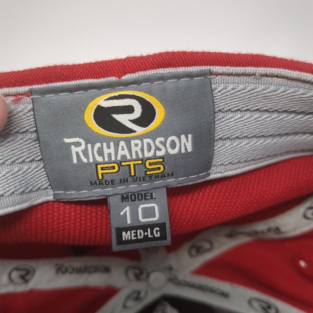 McDonald Fitted Hat Solid Red Large Embroidered L… - image 9